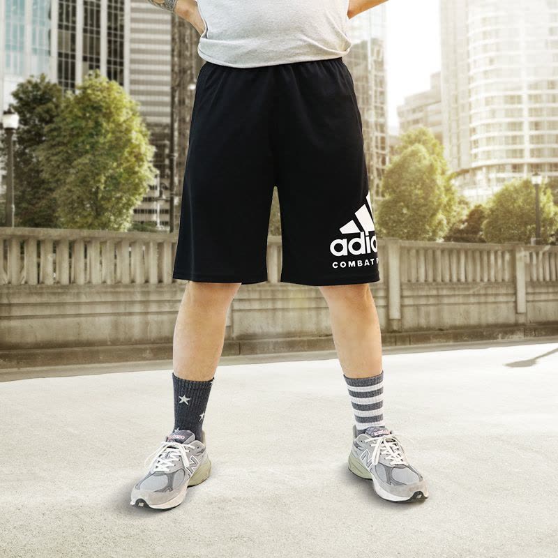adidas阿迪达斯运动休闲短裤男女同款五分裤 adiKTW2S-BW图片
