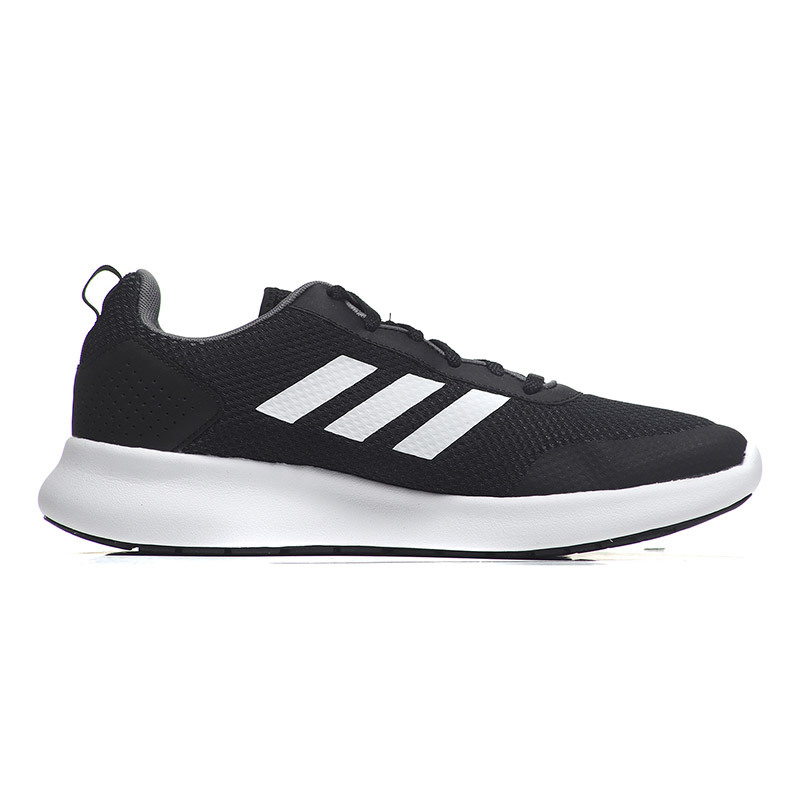 【自营】adidas阿迪达斯男子跑步鞋透气休闲运动鞋DB1459 DB14591号黑色+五度灰+亮白