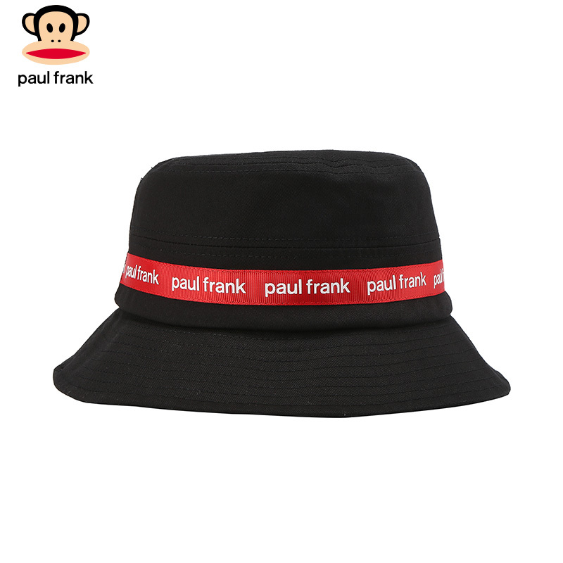 Paul Frank/大嘴猴2020春季新款渔夫帽女韩版织带休闲户外帽子潮