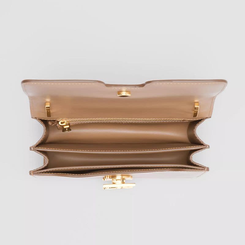 【预定】BURBERRY/博柏利 TB 小号专属标识皮革锁扣包 21*6*16CM图片