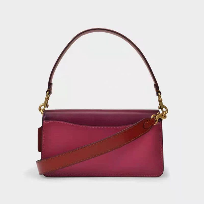 COACH TABBY 通勤肩背包 C扣 织物拼皮 91215图片