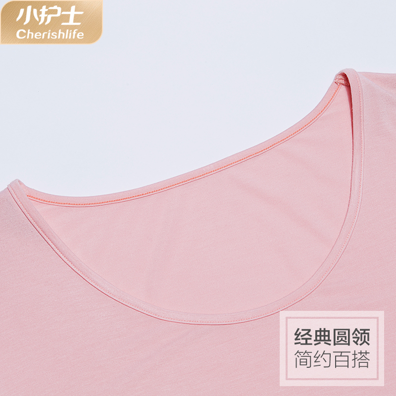 小护士睡衣女夏睡裙女士莫代尔花边短袖睡衣SSQ076