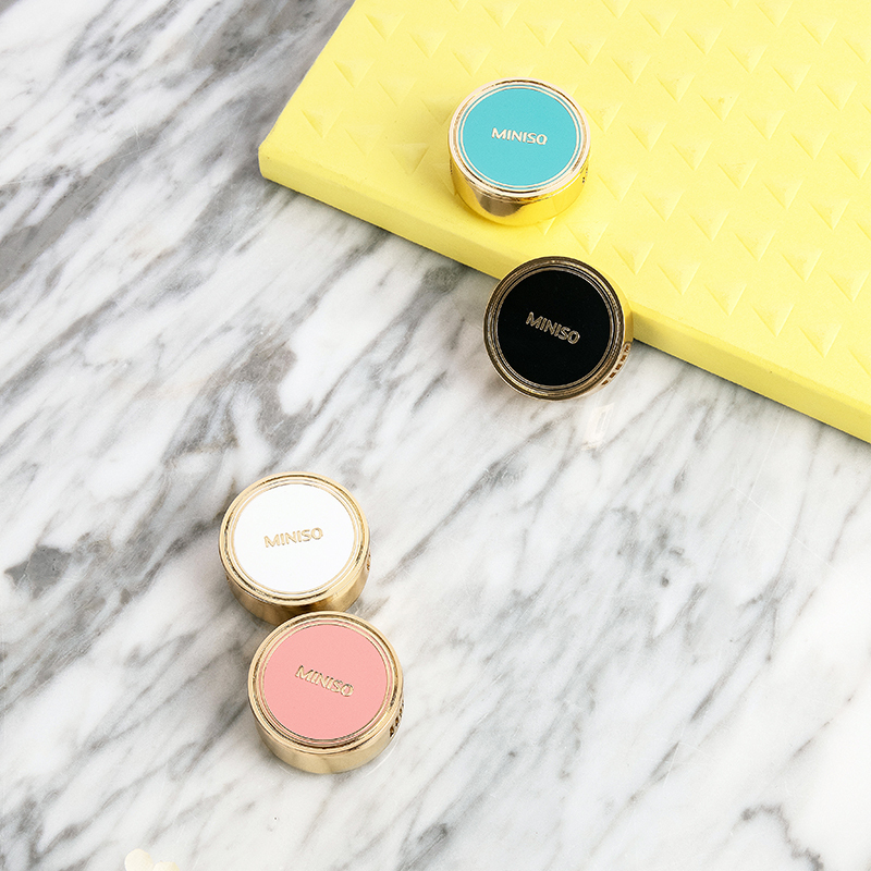 miniso名创优品精致车载风口香薰粉红花语粉色