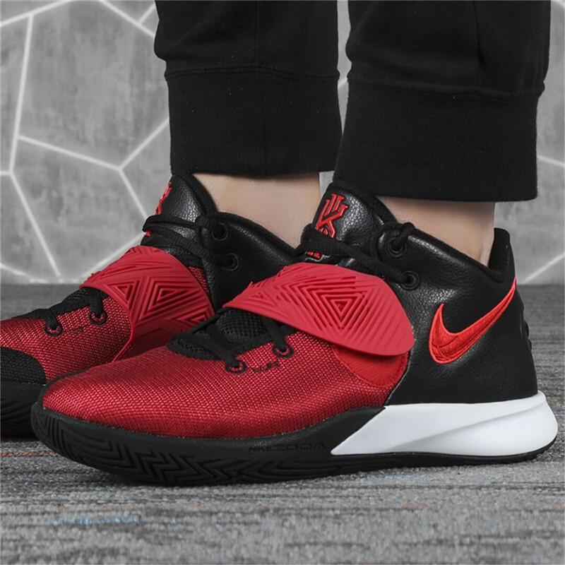 NIKE耐克男鞋篮球鞋欧文简版城市缓震黑色运动鞋CD0191