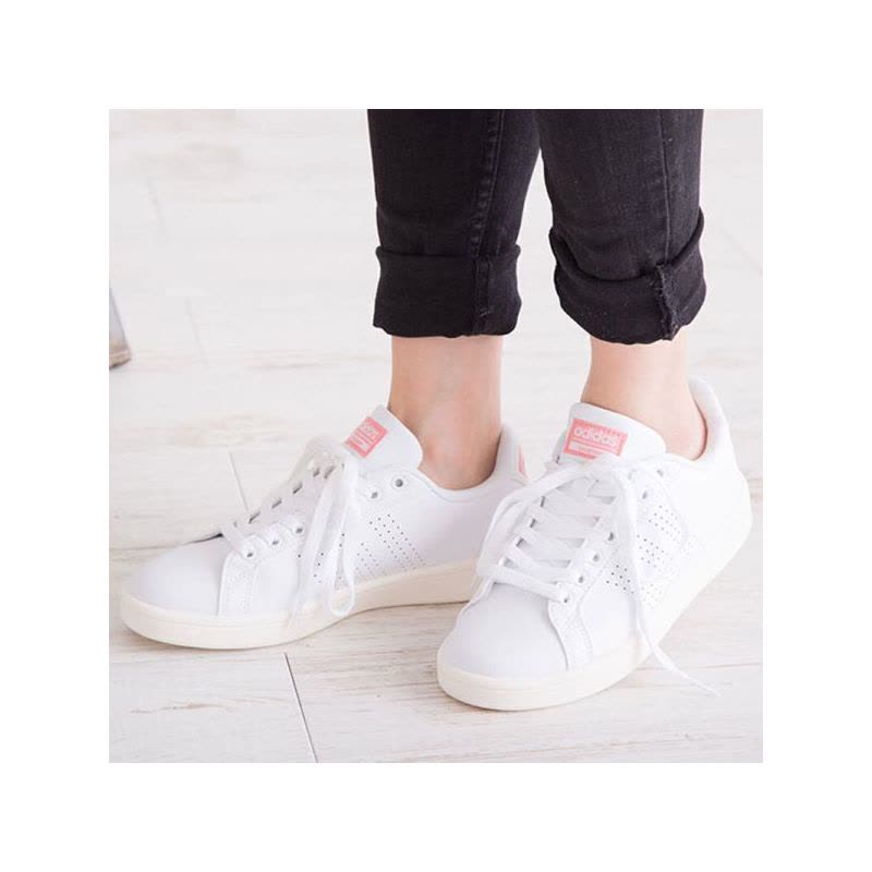 Adidas阿迪达斯neo17年秋冬女子运动小白鞋AW3974图片