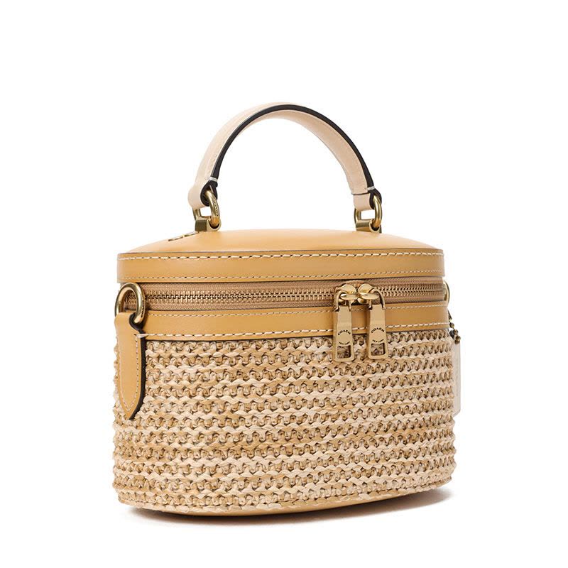 Coach 拼接手提单肩包 69626图片