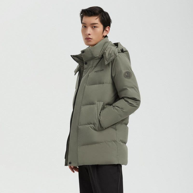 波司登2020冬新款男中长款可脱卸帽保暖加厚羽绒服外套B00145123图片