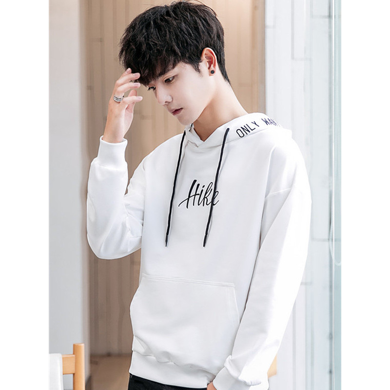 庄吉 2019春秋季新款卫衣男韩版潮流宽松连帽潮牌套头衫JU-ZL-96601