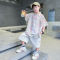 男童短袖衬衫套装夏季新款潮儿童夏装衣服男孩衬衣三件套炸街