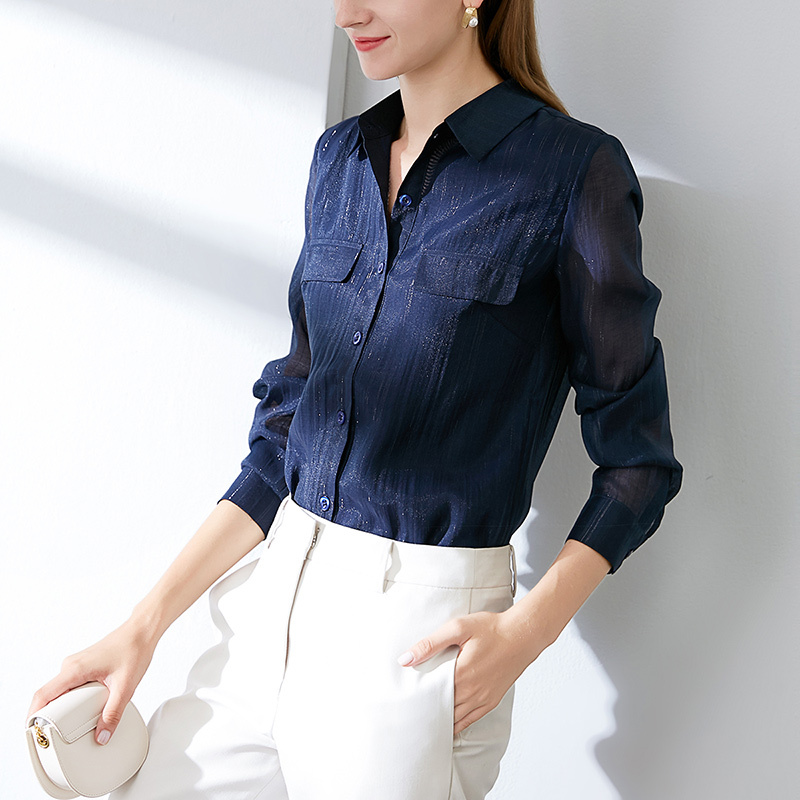 晚白onebuye女士衬衫
