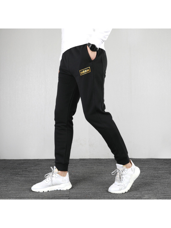 Adidas阿迪达斯跑步裤男裤2020冬季新款运动裤子休闲裤长裤FP7483