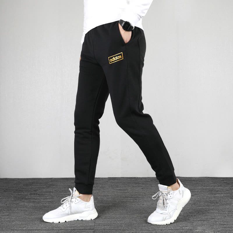 Adidas阿迪达斯跑步裤男裤2020冬季新款运动裤子休闲裤长裤FP7483图片