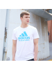 adidas阿迪达斯跆拳道休闲男装圆领运动短袖 速干跑步T恤ADICTT-WBU-1
