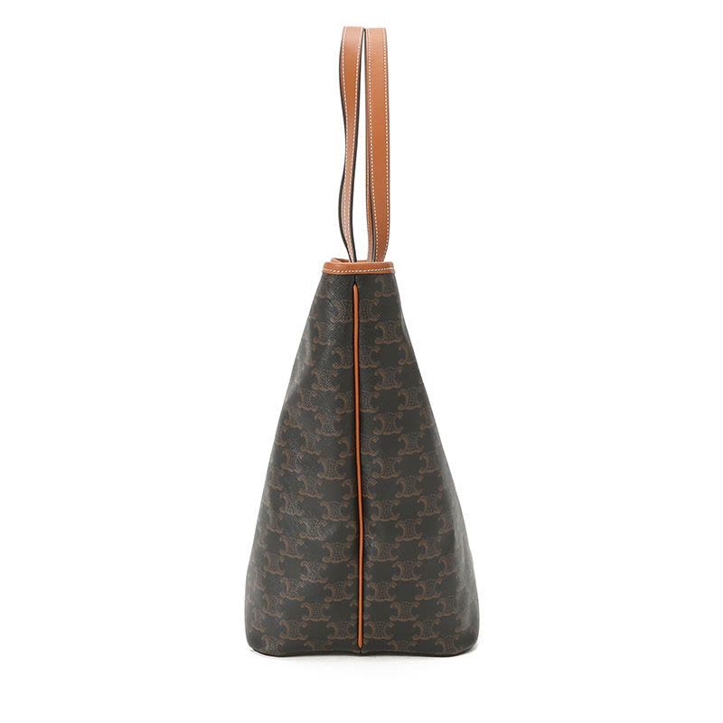 预订 CELINE Triomphe TOTE 字母印字标老花涂层帆布 单肩包 30x37x22CM图片