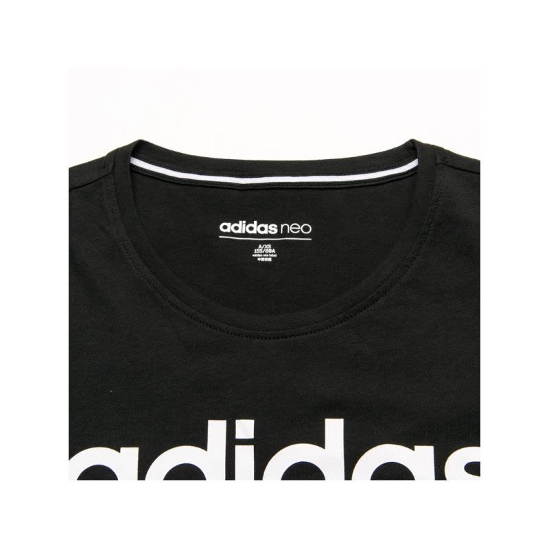 Adidas阿迪达斯女装 2019新款NEO运动休闲圆领短袖T恤 DM2064图片