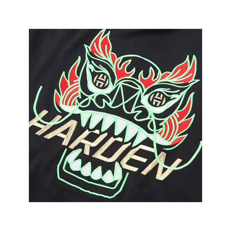 阿迪达斯男服夹克哈登新年立领篮外套休闲运动FH7696