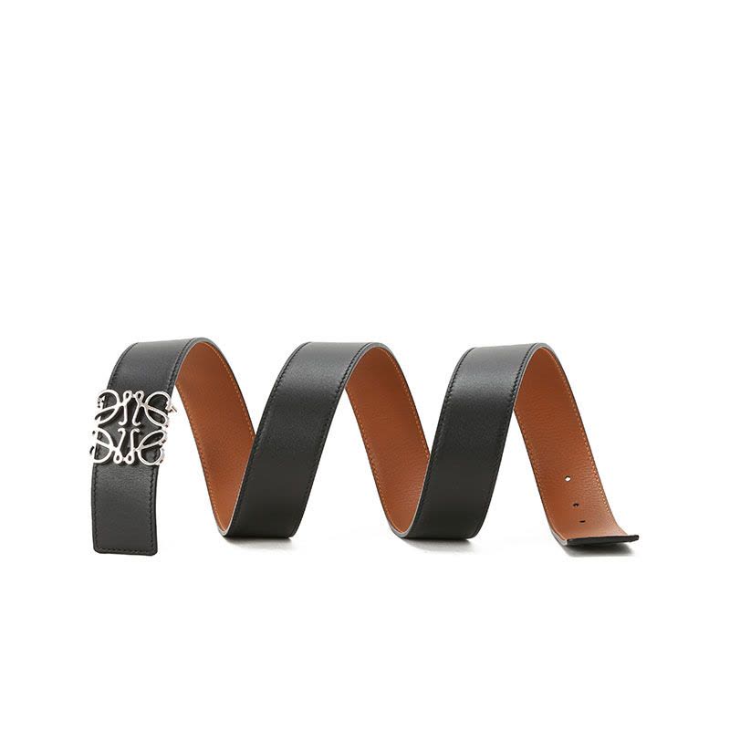预售 罗意威LOEWE Anagram 方型LOGO徽标女款腰带 4.0D515.02.010银扣图片