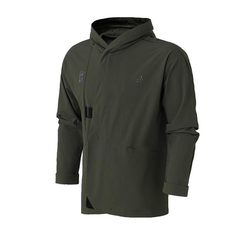 adidas阿迪达斯男子外套夹克武极休闲运动服DM5208 L DM5208绿色
