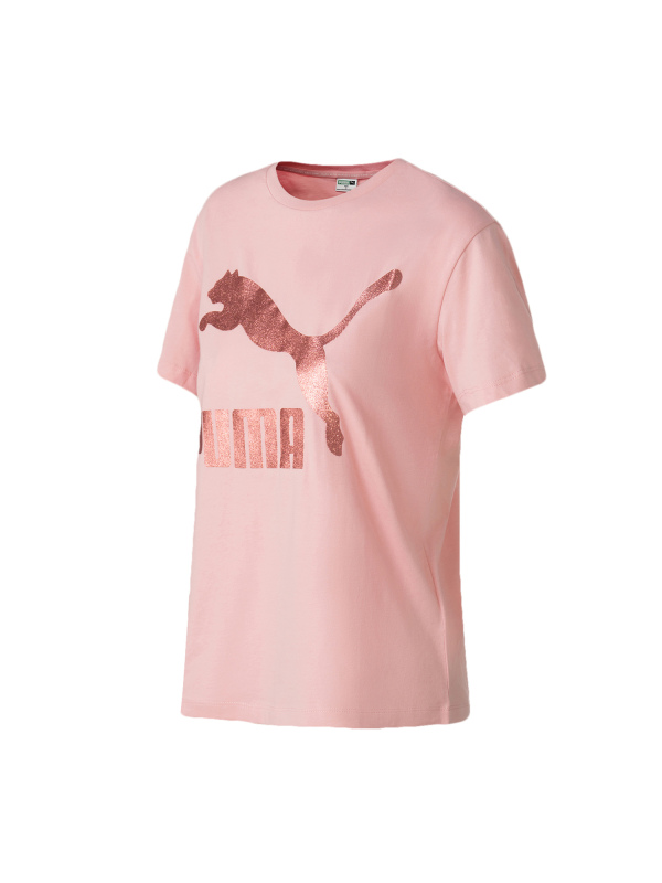 彪马puma女装娜扎同款运动服休闲圆领短袖t恤530005