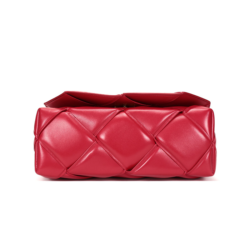 BOTTEGA VENETA 葆蝶家 BV 女士皮革INTRECCIATO编织手提单肩斜挎包 641236 VCQR1