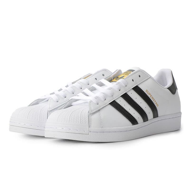 adidas阿迪三叶草2020男女金标贝壳头SUPERSTAR板鞋休闲鞋EG4958图片
