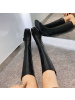 格瑞迪欧真皮高筒靴女头层牛皮长筒骑士2020新款方头中跟细跟网红弹力靴L20-24SJ