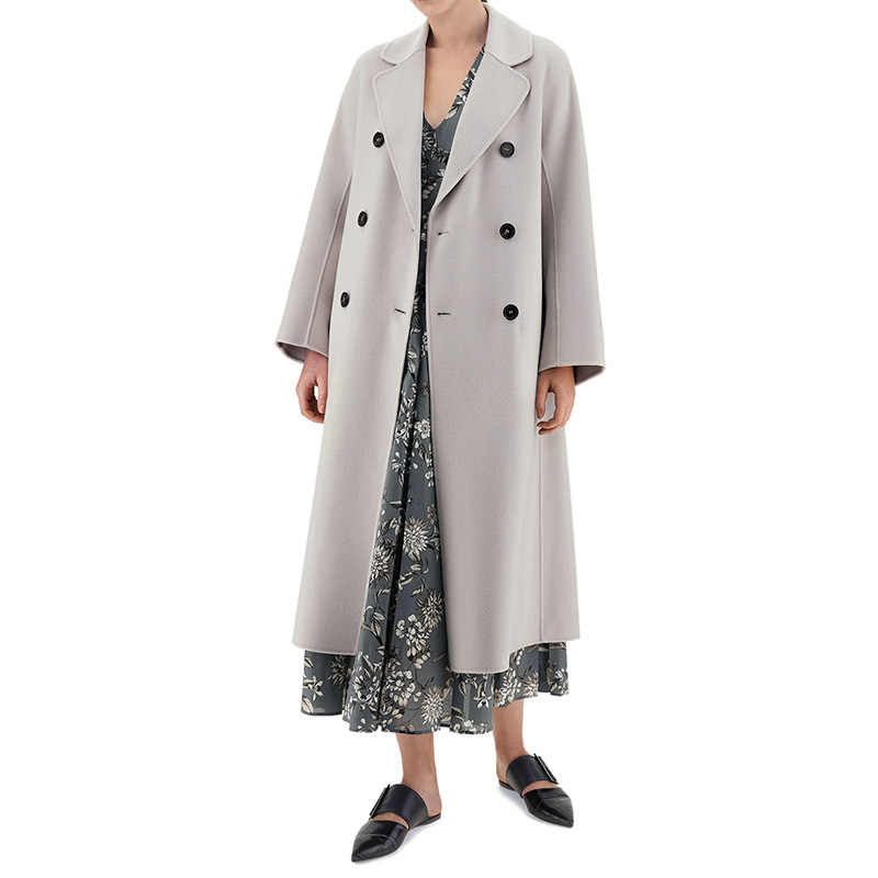 麦丝玛拉 S MAX MARA 女士绵羊毛长款大衣外套RONNIE