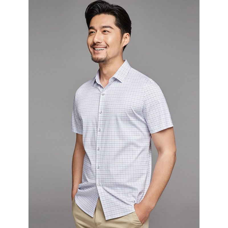 雅鹿男装yaluuomo男士衬衫