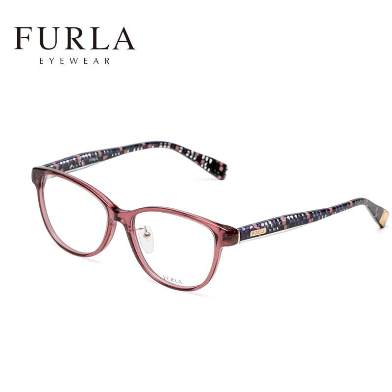 FURLA芙拉2018新款小框眼镜架小脸全框时尚眼镜框女潮个性