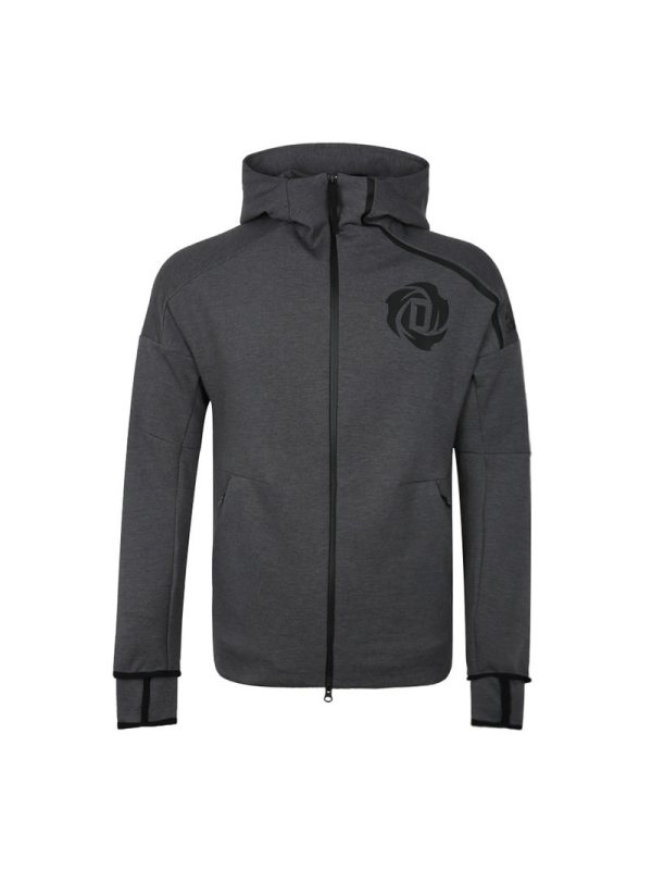 阿迪达斯外套男秋季ZNE罗斯篮球舒适连帽运动夹克DP1868