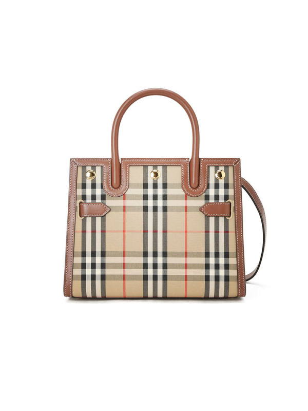 预订20新款 BURBERRY Title 迷你 泰尔勒包 经典格纹 手提 斜挎包8025267