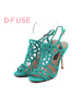 D：Fuse/迪芙斯羊反绒金属凉鞋女鞋子DF52111001_jmd36