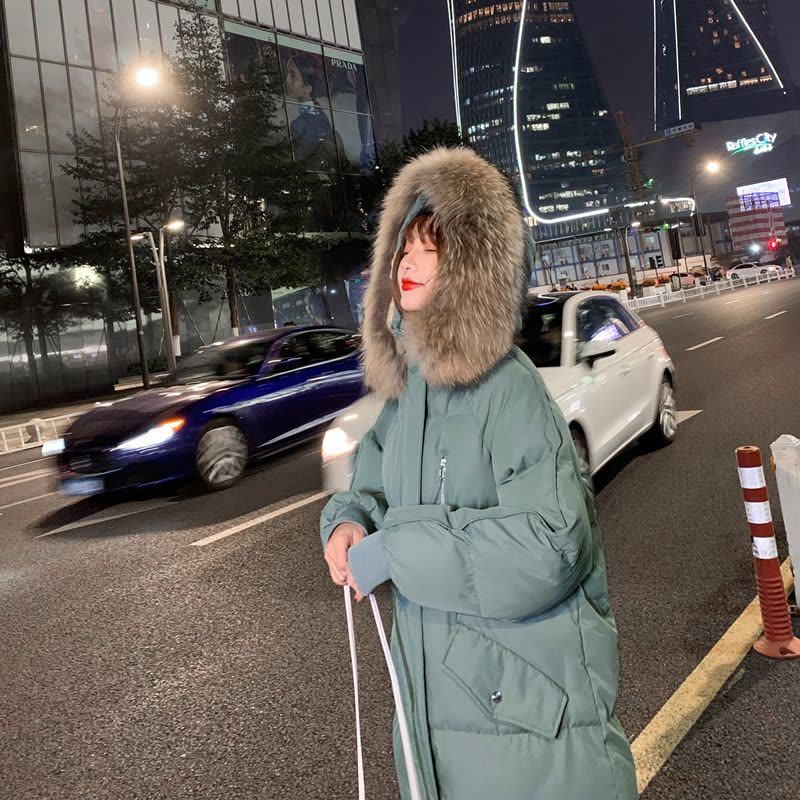 年新款羽绒棉服女冬季宽松大码面包服棉袄中长款韩版棉衣外套图片