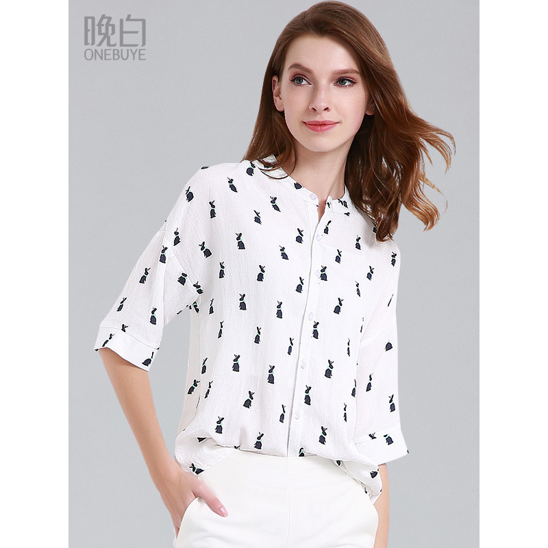 晚白(onebuye)女士衬衫报价_参数_图片_视频_怎么样_问答-苏宁易购