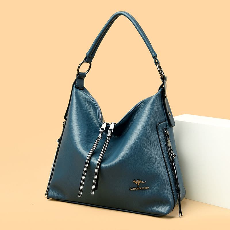 包包女包新款斜挎大包时尚单肩中年妈妈包多隔层女包图片