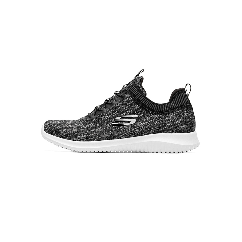 skechers斯凯奇女鞋 运动鞋休闲鞋12831-BKGY