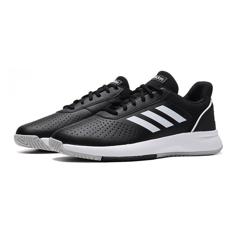 adidas男鞋网球鞋网球训练实战运动鞋F36717 F36717黑色/白色