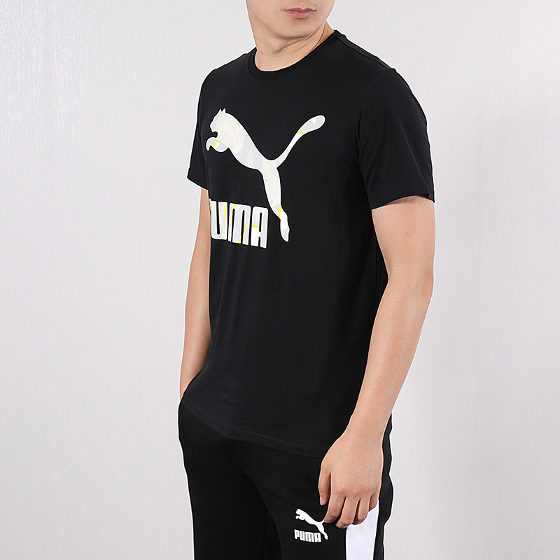 PUMA彪马 男子圆领短袖T恤 Classics Logo 579405