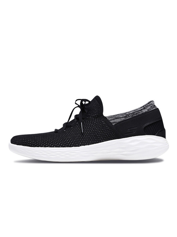 Skechers斯凯奇女鞋YOU系列面透气休闲运动鞋14960-BKW