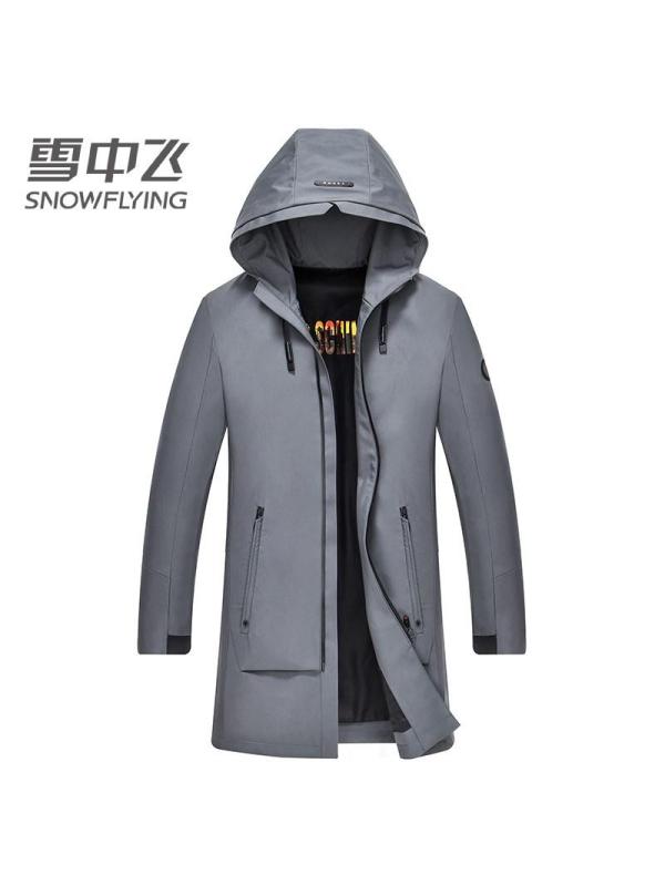 雪中飞男士外套秋季2019新款韩版潮流衣服中青年工装夹克男装连帽