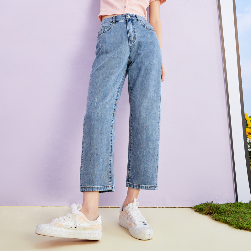 森马semir女士牛仔裤