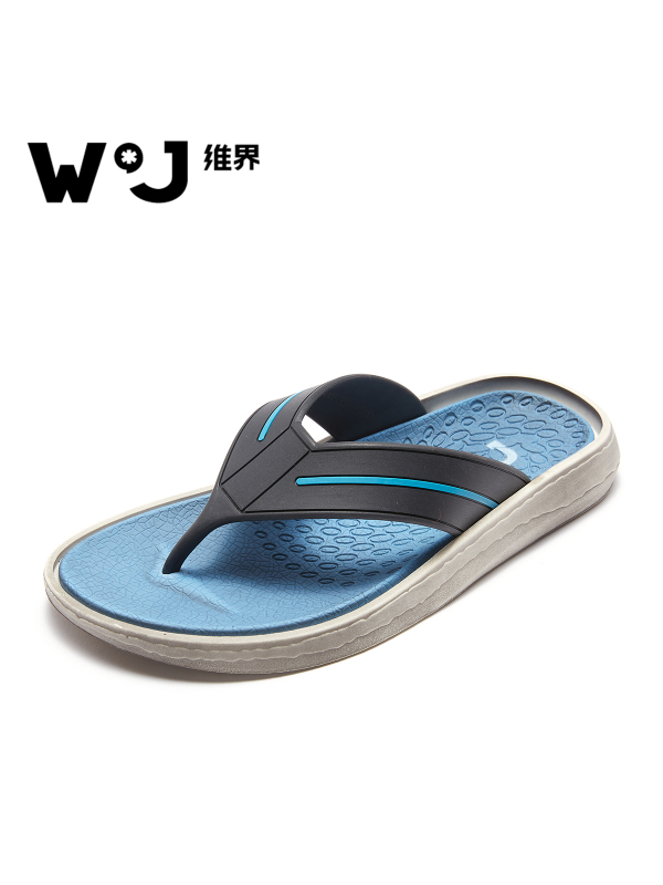 维界2018夏季新款男士人字拖夏季潮流外穿沙滩防滑耐磨时尚拖鞋男