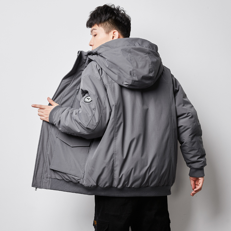 唐狮2020年冬季新款棉衣男工装棉服韩版短款加厚棉袄潮牌宽松外套