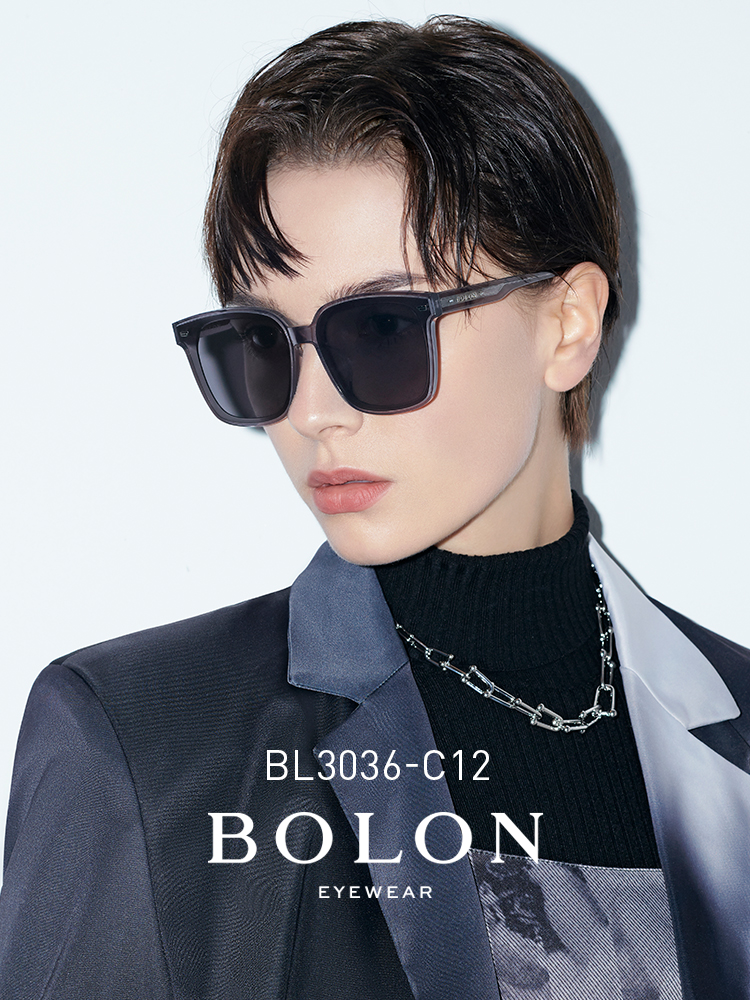 bolon暴龙眼镜2021板材太阳镜男韩版大框眼镜潮流墨镜bl3036 参数