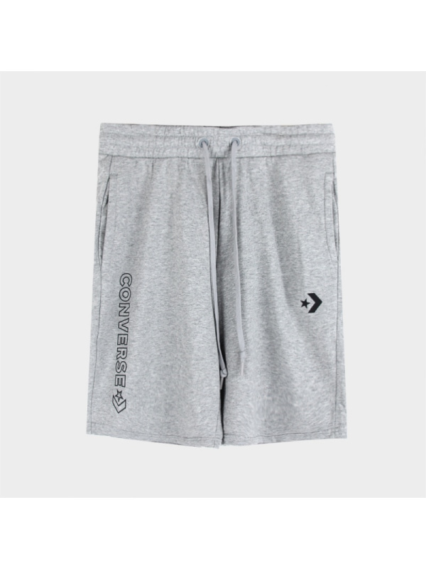 CONVERSE匡威夏季男子跑步训练星箭宽松针织短裤10007237-A01