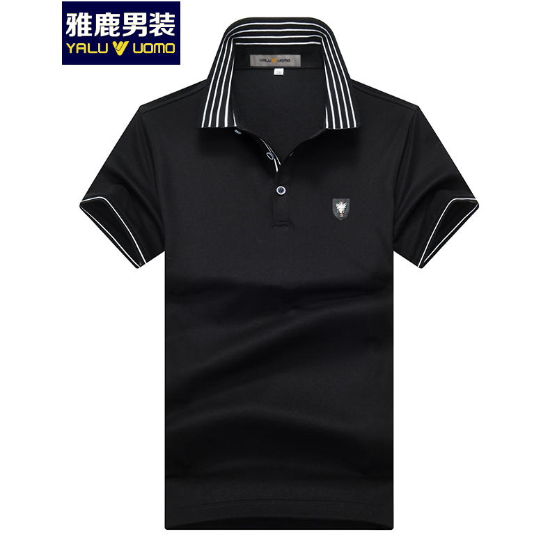 雅鹿男装男士短袖POLO衫商务休闲男士短袖T恤AS0109145