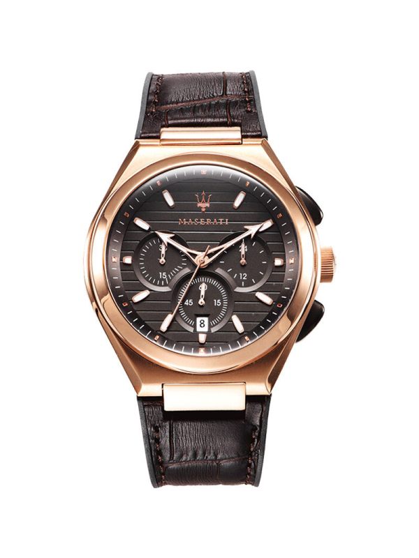 玛莎拉蒂maseratitriconic系列手表男复古计时石英男表r8871639003