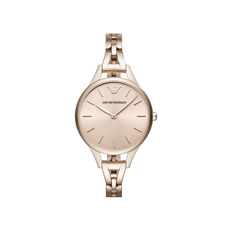 阿玛尼emporioarmani手表欧美品牌小巧精致钢带女士石英表ar11055