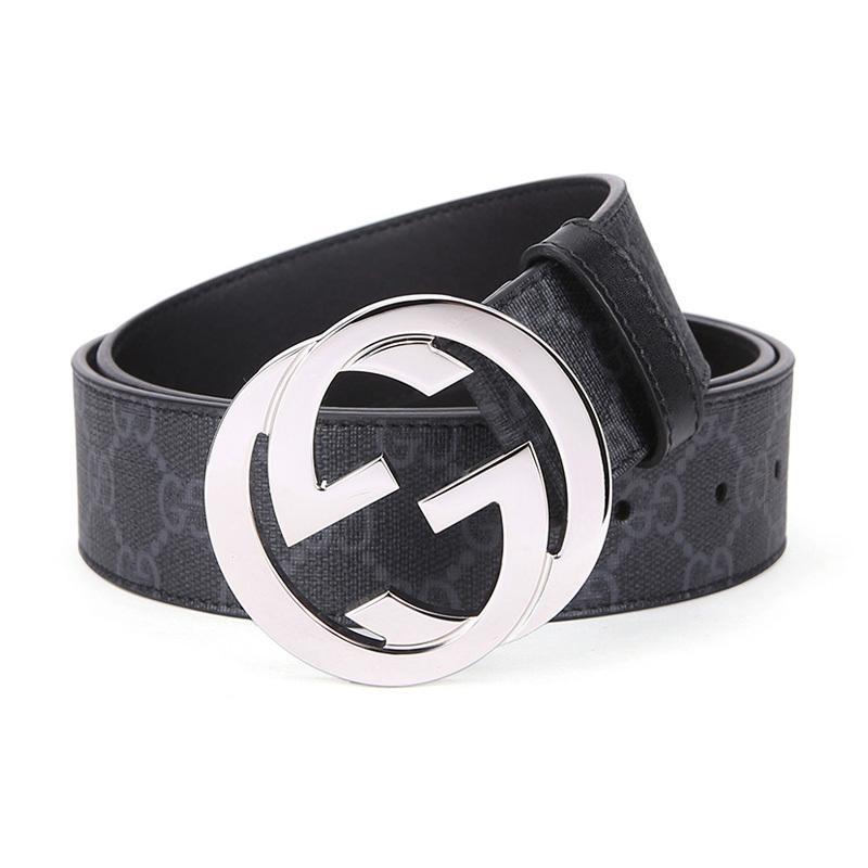 gucci古驰男士人造帆布板扣式腰带411924kgdhx