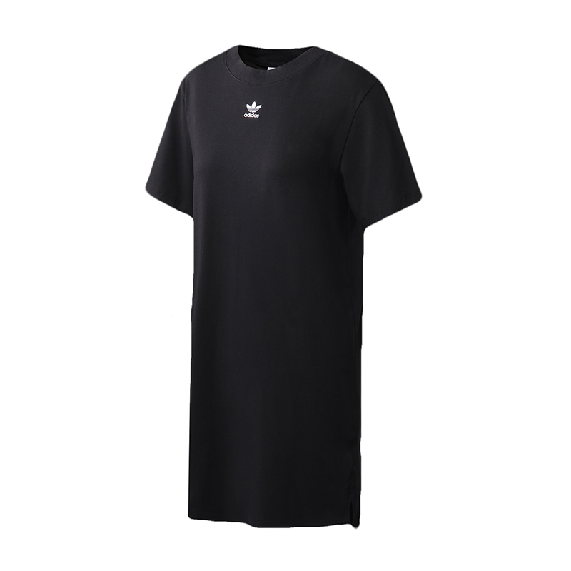 【自营】adidas阿迪达斯三叶草女装圆领运动时尚休闲连衣裙FM3276